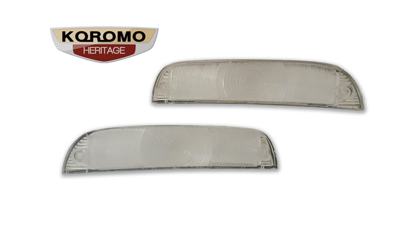 Front Parker Indicator Lenses (Clear) suitable for Toyota Stout K40 and K100 Series 1960 to 1978