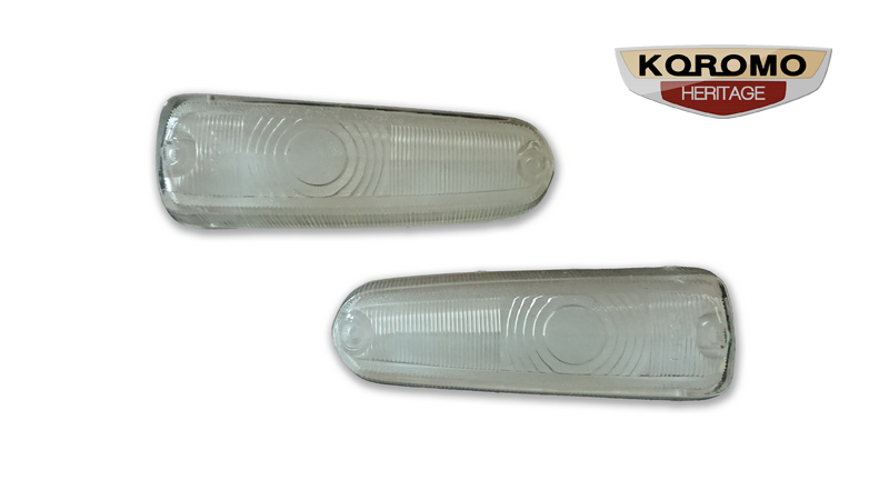 Front Indicator Lenses (Clear) suitable for Toyota Publica UP10