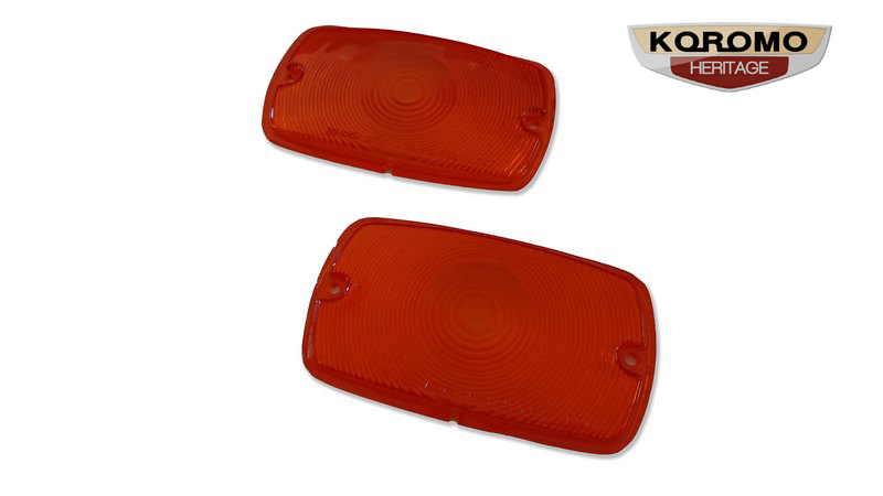 Fender Mounted Clearance Lamp Lenses in amber suitable for J40 J50 series Toyota Land Cruiser N10 Series Toyota Hilux