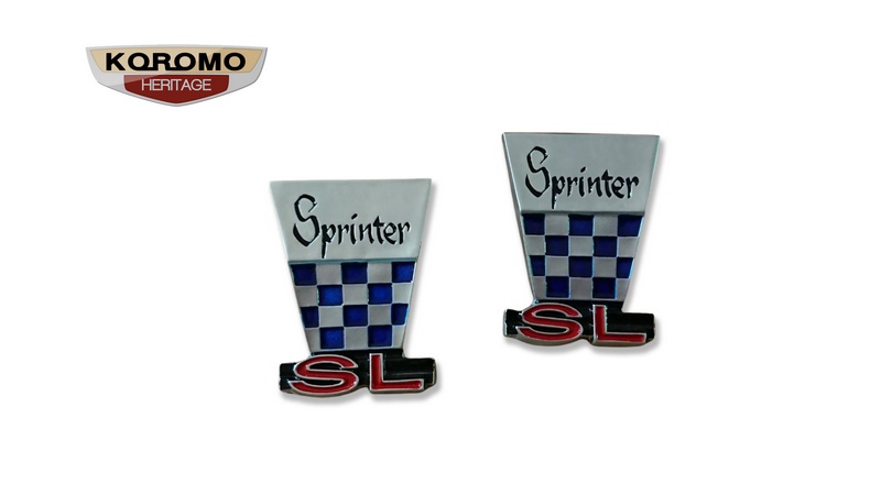SL B-pillar Emblem suitable for Toyota Corolla E10 series Sprinter KE17 KE15