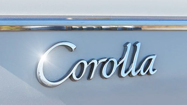 badge corolla